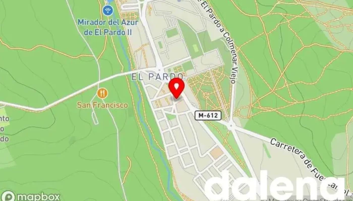 mapa de 7-express bazar Supermercado en El paldo