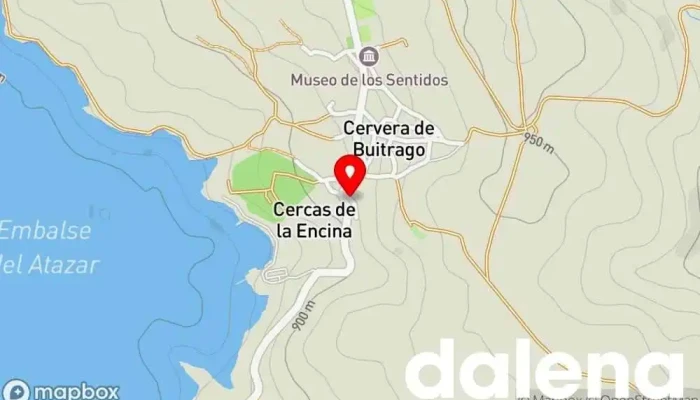 mapa de A Tienda de alimentación en Cervera de Buitrago