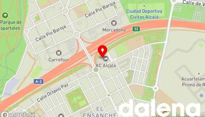 mapa de Ahorramas Supermercado, Comercio en Alcalá de Henares