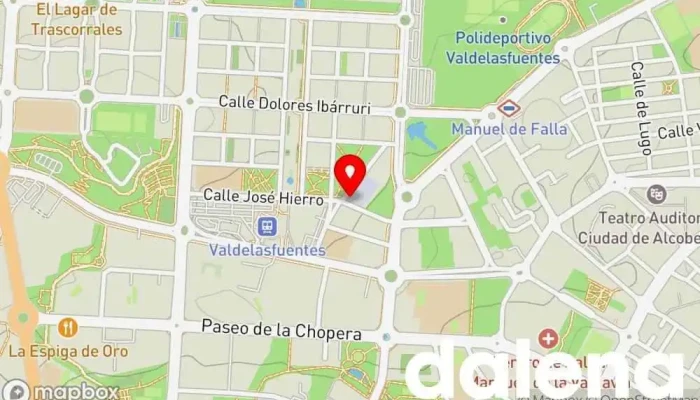 mapa de Ahorramas Supermercado, Comercio en Alcobendas