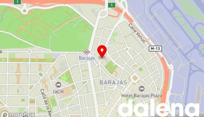 mapa de Ahorramas Supermercado, Comercio en Madrid