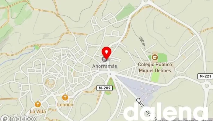 mapa de Ahorramas Supermercado, Comercio en Madrid