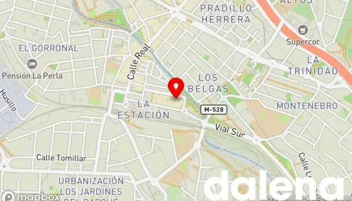 mapa de Ahorramas Supermercado, Comercio en Collado Villalba
