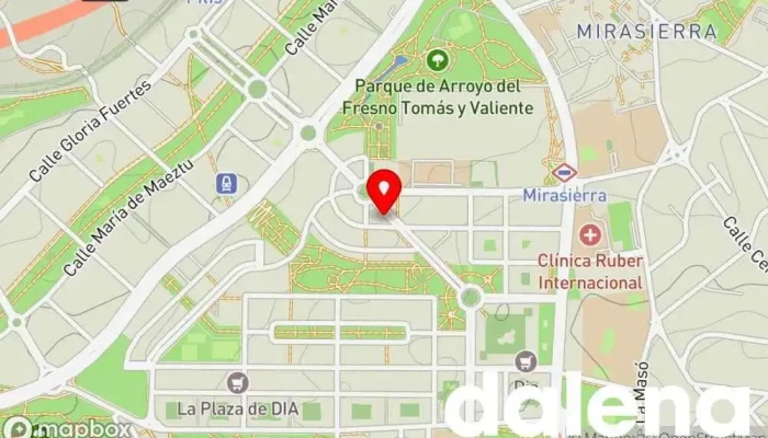 mapa de Ahorramas Supermercado, Comercio en Madrid