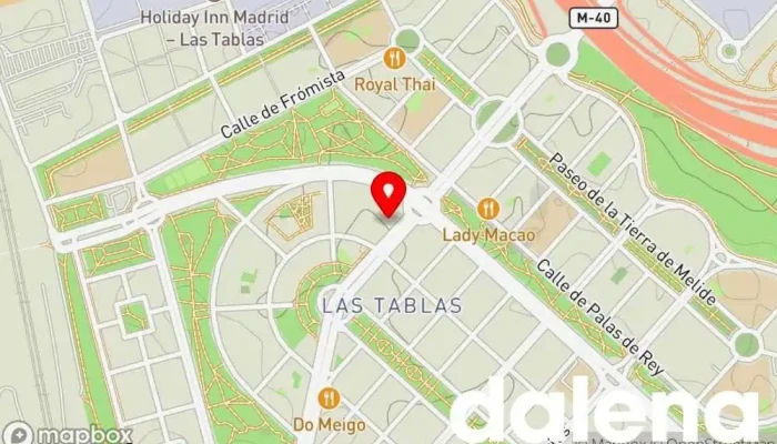 mapa de Ahorramas Supermercado, Comercio en Madrid