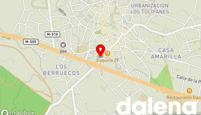 mapa de Ahorramas Supermercado, Comercio en Galapagar