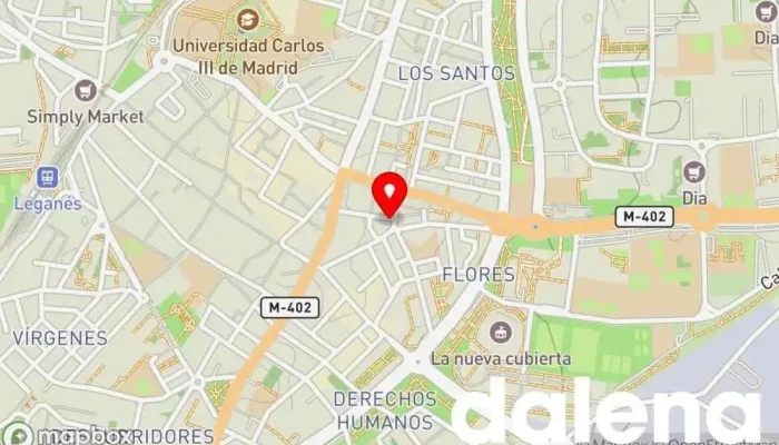 mapa de Ahorramas Supermercado, Comercio en Madrid