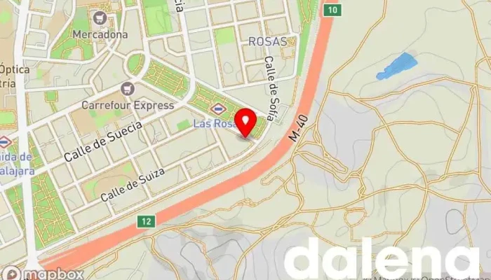 mapa de Ahorramas Supermercado, Comercio en Madrid
