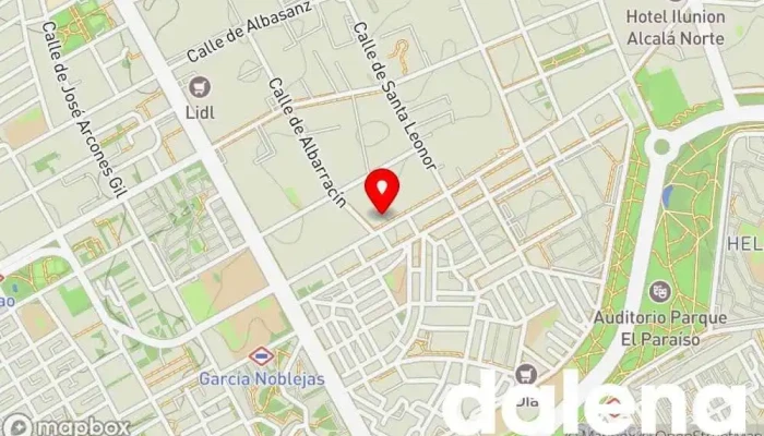 mapa de Ahorramas Supermercado, Comercio en Madrid