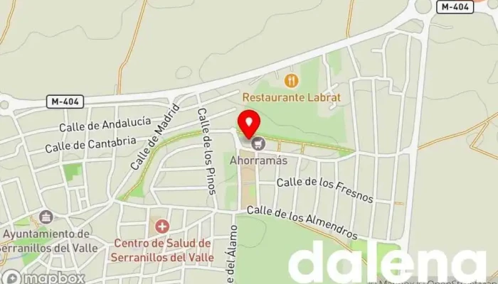mapa de Ahorramas Supermercado, Comercio en Madrid