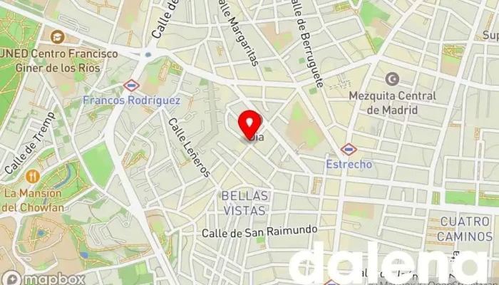 mapa de Ahorramas Supermercado, Comercio en Madrid