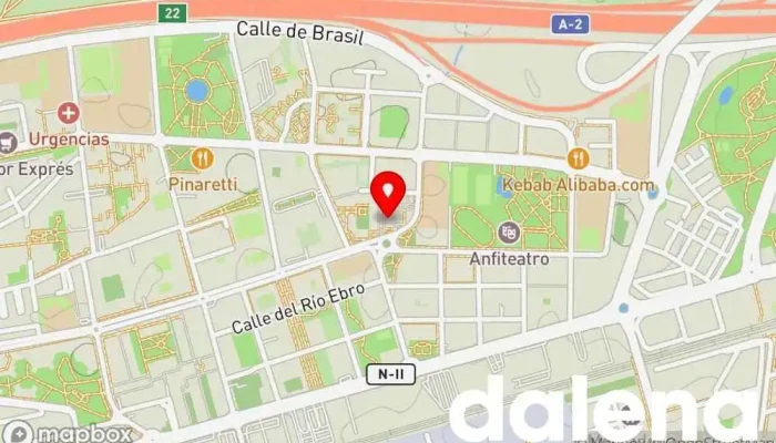 mapa de Ahorramas Supermercado, Comercio en Madrid