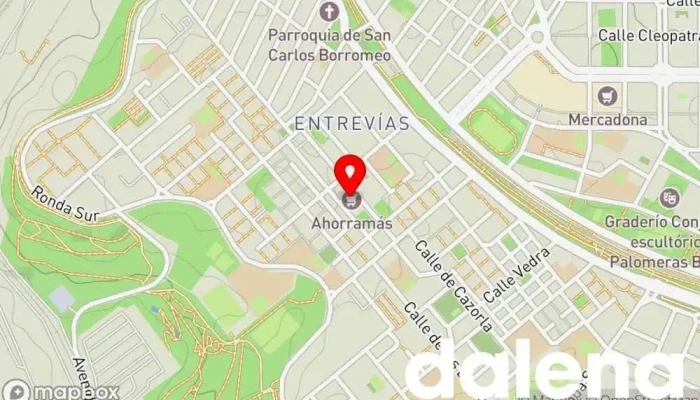 mapa de Ahorramas Supermercado, Comercio en Madrid