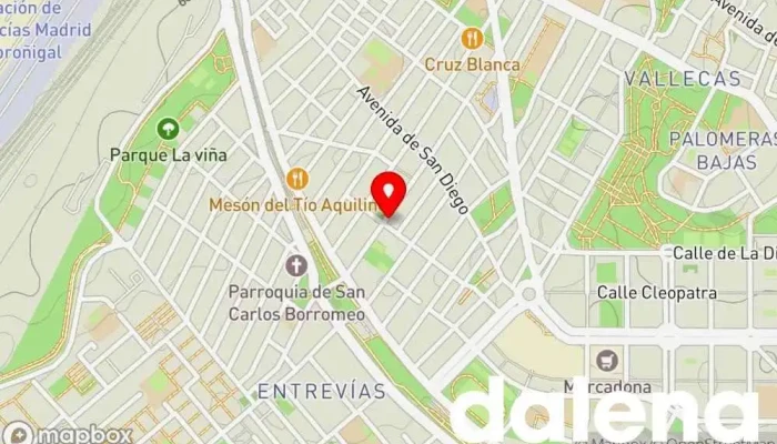 mapa de Ahorramas Supermercado, Comercio en Madrid