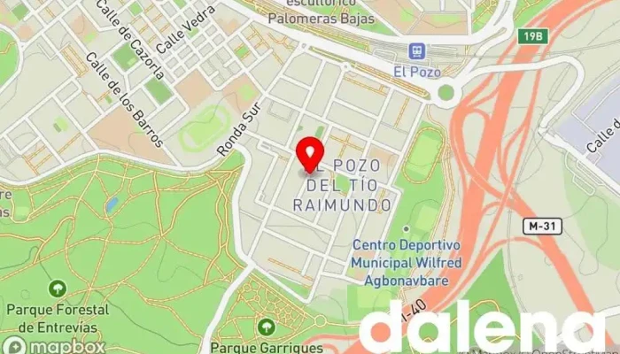 mapa de Ahorramas Supermercado, Comercio en Madrid