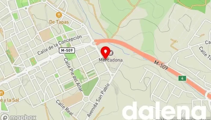 mapa de Ahorramas Supermercado, Comercio en Villanueva del Pardillo