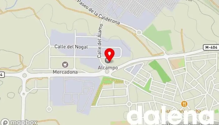mapa de Alcampo Supermercado Supermercado, Tienda de artículos para bebés, Panadería, Carnicería, Tienda de cosméticos, Pescadería, Mercado de alimentos frescos, Frutería, Tienda de artículos para el hogar, Tienda de productos para mascotas en Ciempozuelos