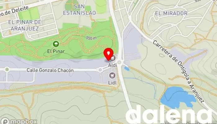 mapa de ALDI Supermercado de descuentos, Tienda general en Aranjuez
