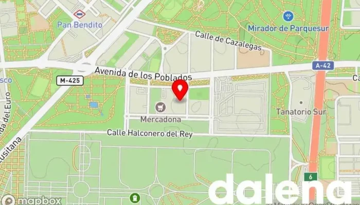 mapa de ALDI Supermercado de descuentos, Tienda general en Madrid