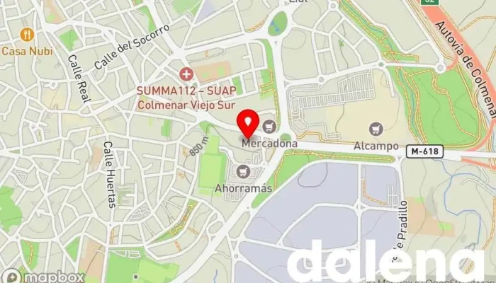 mapa de ALDI Supermercado de descuentos, Tienda general en Colmenar Viejo