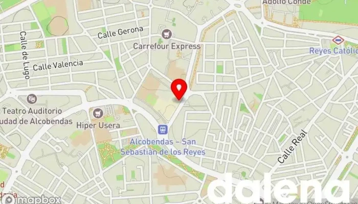 mapa de ALDI Supermercado de descuentos, Tienda general en San Sebastián de los Reyes
