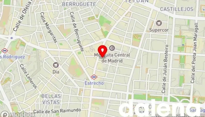 mapa de ALDI Supermercado de descuentos, Tienda general en Madrid