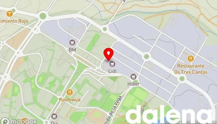 mapa de ALDI Supermercado de descuentos, Tienda general en Tres Cantos