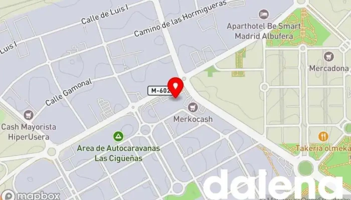 mapa de ALDI Supermercado de descuentos, Tienda general en Madrid
