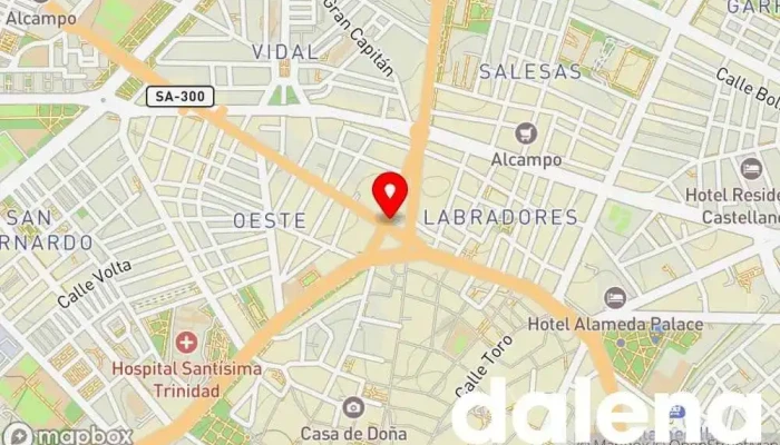 mapa de Alimentación Asiática Supermercado asiático en Salamanca