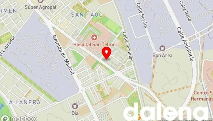 mapa de Alimentación Javi Tienda de alimentación en Palencia