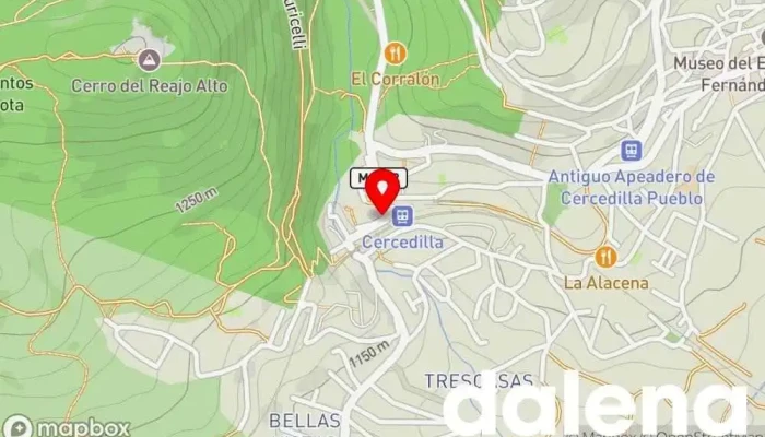 mapa de Alimentación Kiosko Toldos Norte Tienda de alimentación en Cercedilla