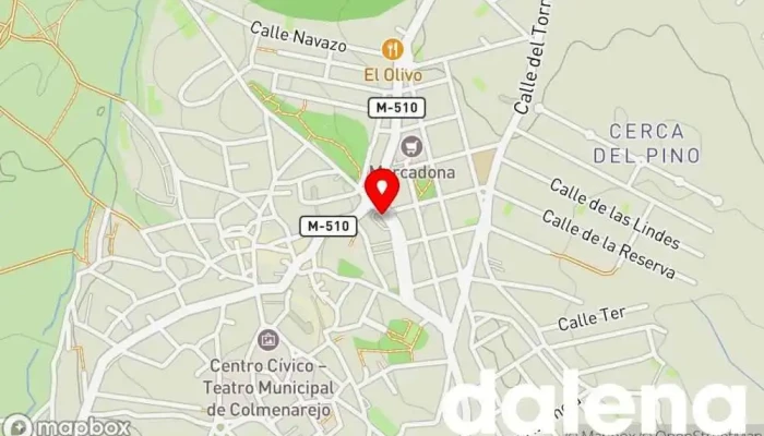 mapa de Alimentacion Supermercado en Colmenarejo
