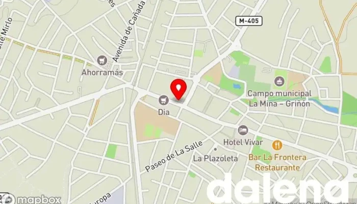 mapa de Alimentación Pérez Tienda de alimentación en Griñón