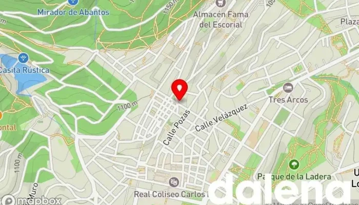 mapa de Alimentacion Y Bazar Cañada Nueva Supermercado en San Lorenzo de El Escorial