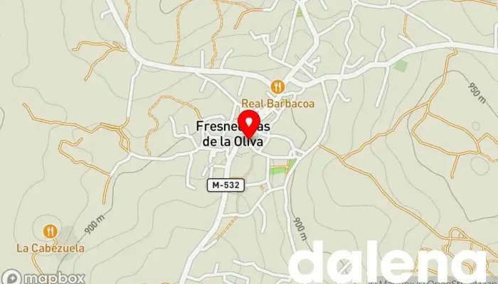 mapa de Alimentación y Bazar Supermercado en Fresnedillas de la Oliva
