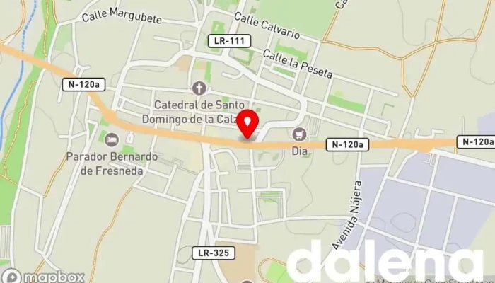 mapa de Ana Isabel Aceña Pozo Tienda de alimentación en Santo Domingo de la Calzada