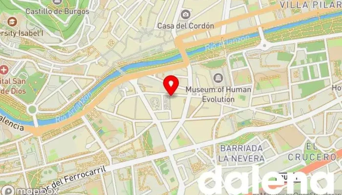 mapa de Artesania Del Bacalao Tienda de delicatessen en Burgos