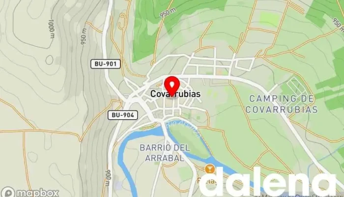 mapa de Autoservicio Emilio Tienda de alimentación en Covarrubias