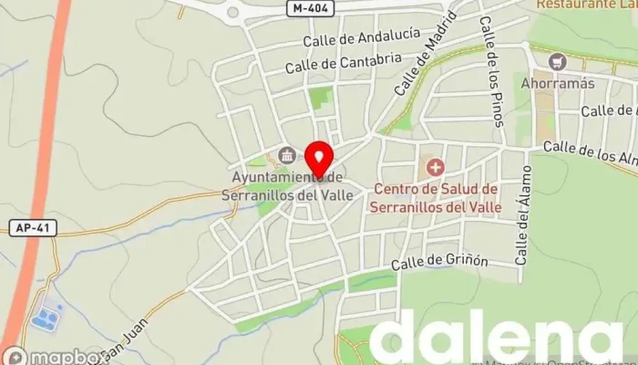 mapa de Autoservicio Supermercado en Serranillos del Valle