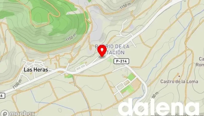 mapa de AUTOSERVICIO ROQUI SL Supermercado en Santibañez de la Peña