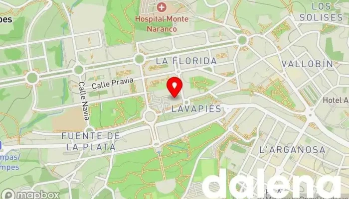 mapa de Autoservicios Familia Supermercado en Oviedo