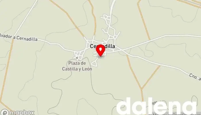 mapa de Ayuntamiento de Cernadilla Ayuntamiento en 1