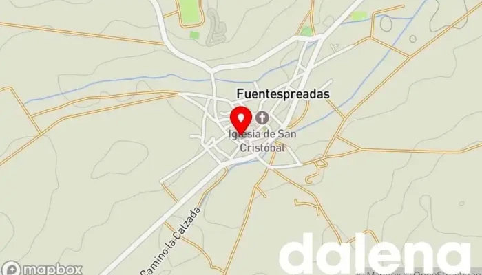 mapa de Ayuntamiento de Fuentespreadas Ayuntamiento en 1