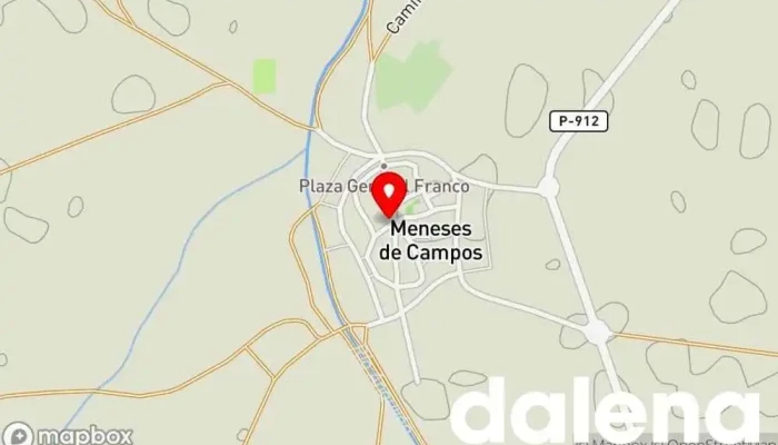 mapa de Ayuntamiento de Meneses de Campos Ayuntamiento en Meneses de Campos