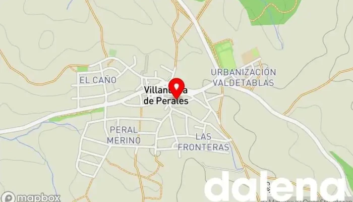 mapa de Bazar Alimentacion Tienda de alimentación en Villanueva de Perales
