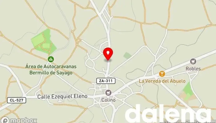 mapa de Bazar Chino Hiper Bermillo de Sayago Centro comercial en 27