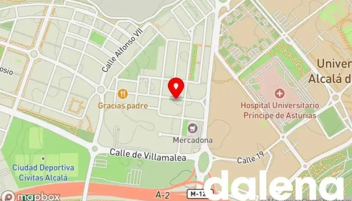 mapa de Bazar y alimentacion Supermercado chino en Alcalá de Henares