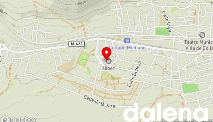 mapa de BM Supermercados Supermercado en Collado Mediano
