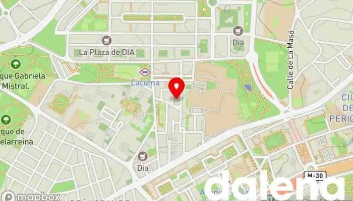 mapa de BM Supermercados Supermercado en Madrid