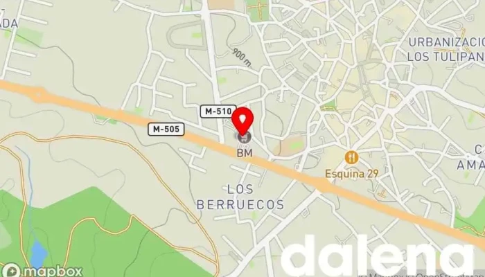 mapa de BM supermercados Supermercado en Galapagar